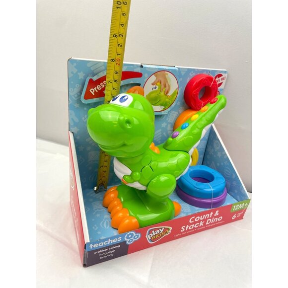 PLAY RIGHT 6-PCS Count & Stack Dino 12M+ - Picture 16 of 16
